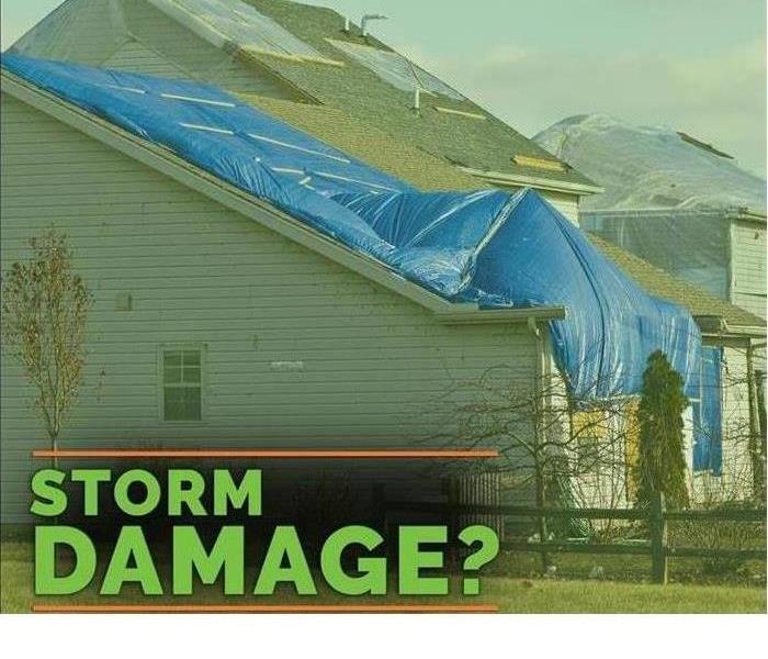 Storm damage restoration companies near me, storm damage companies near me - damaged home image