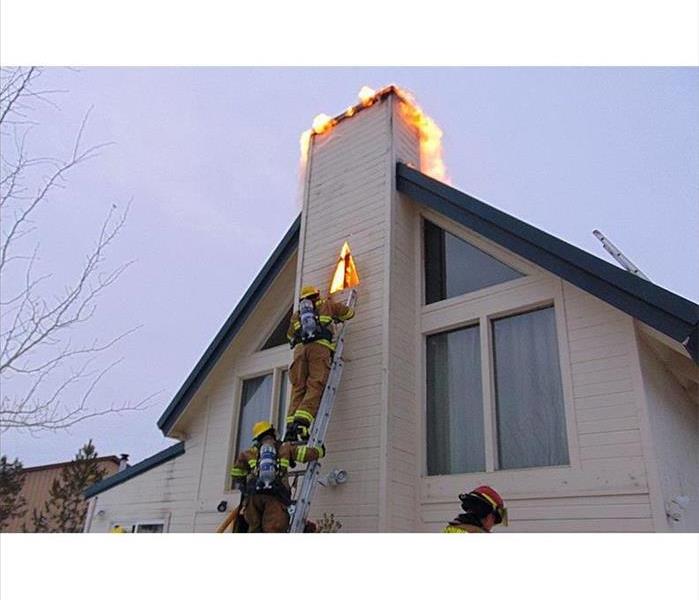 Image of burning house